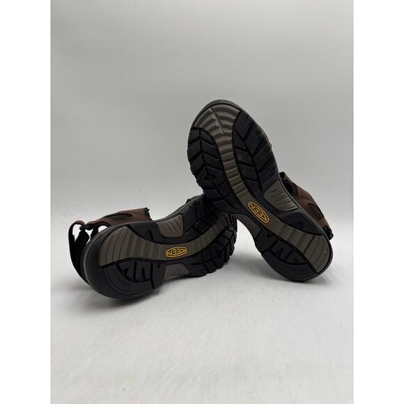 KEEN Rialto 3 Point DARK EARTH 1016643 Men's NEW Sandals Brown US Size 8 NIB - Picture 9 of 11
